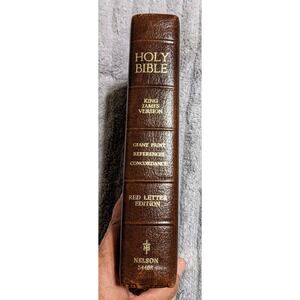 Nelson Holy Bible King James Giant Print Red Letter‎ Edition References